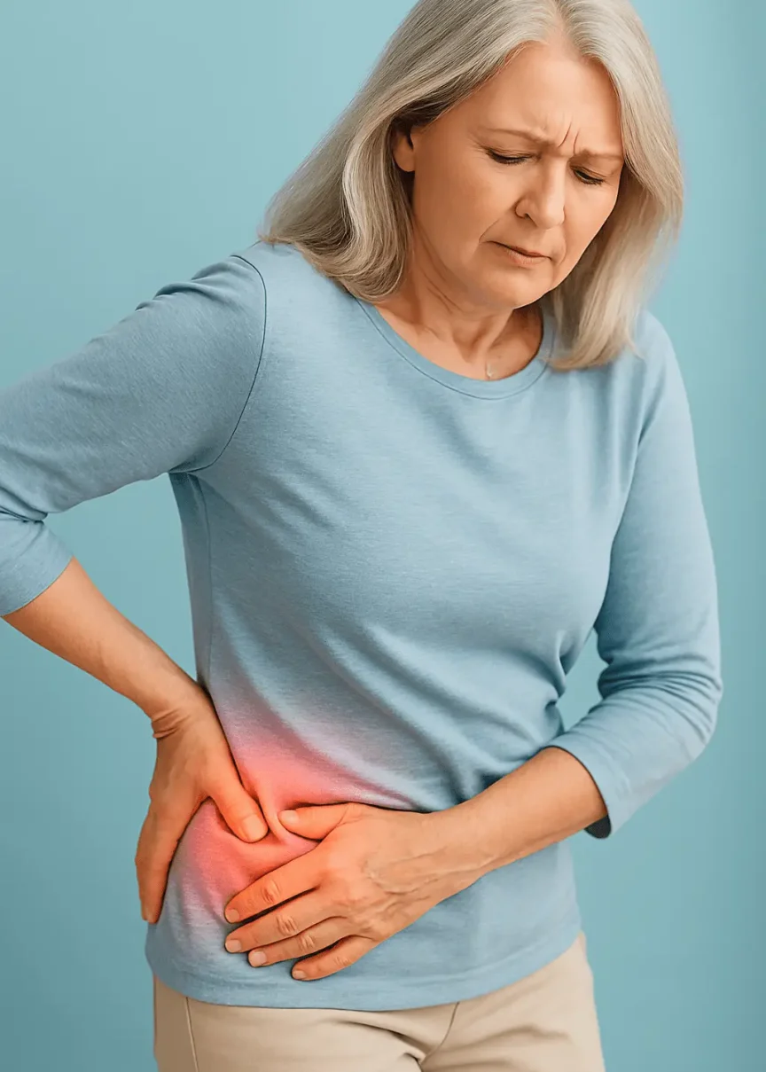 Who are at RISK of developing Osteoporosis or bone weakness disease-min